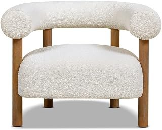 Jennifer Taylor Home Fuji 37″ Boucle Barrel Chair