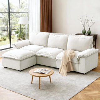 HALLYBEE Cloud Couch Modular Sofa, Cream