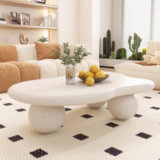 Cloud Coffee Table, White 40″
